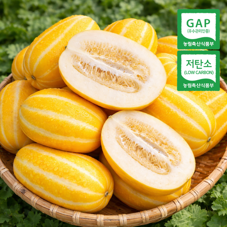 [한정수량] 당도선별 출고 성주참외 고당도 프리미엄 정품 특품, 1박스, 특품 로얄과 10kg 101,000원