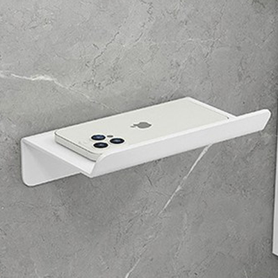 리빙쉘 무타공 스테인레스 접착식 스마트폰 거치 화장실 휴대폰 스탠드, 화이트 5,600원
