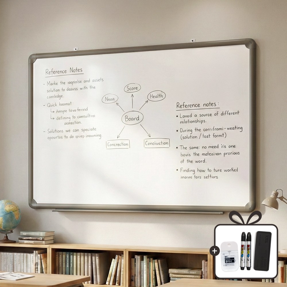 토탈하얀칠판 일반 화이트보드 (알루미늄), 알루미늄 68,000원