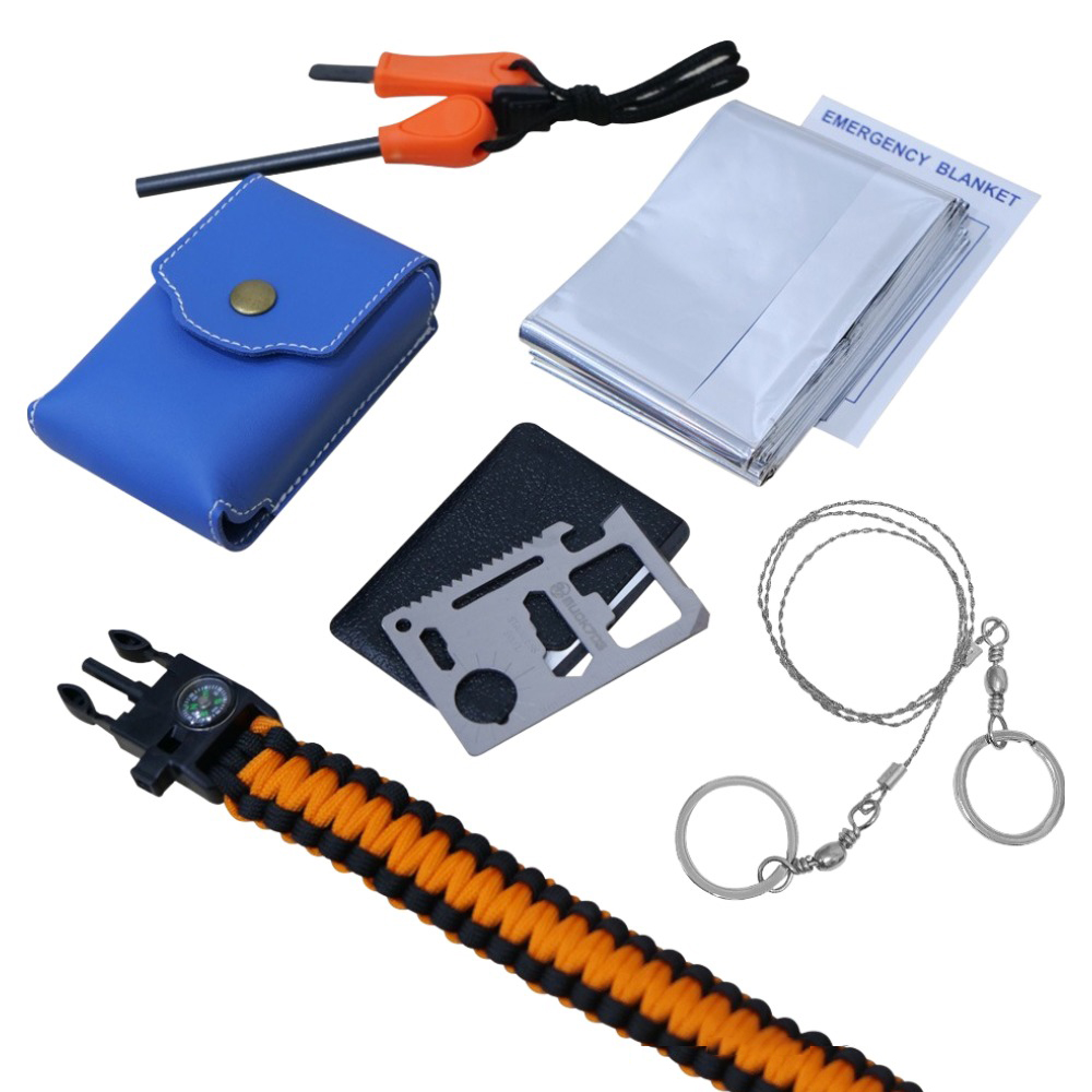 벅703 SOS 재난용품 생존키트 6종 세트 7,620원