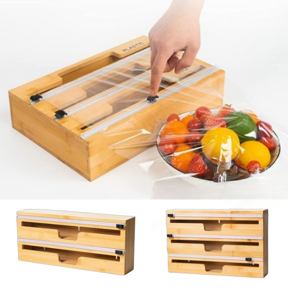 엣더홈 가정용 랩커팅기 고급형 대나무 주방정리 2단 3단 호일 커팅기 19,470원