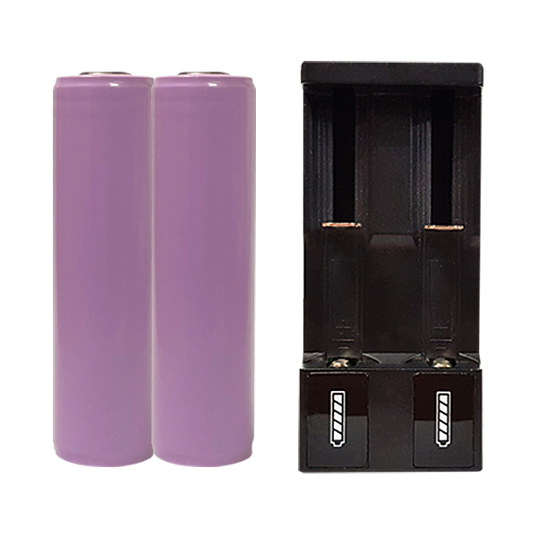 [충전세트]탑셀3000mAh배터리2개 + NCN5핀2구홀더 18650배터리 18650충전기 건전지 충전지 30,500원