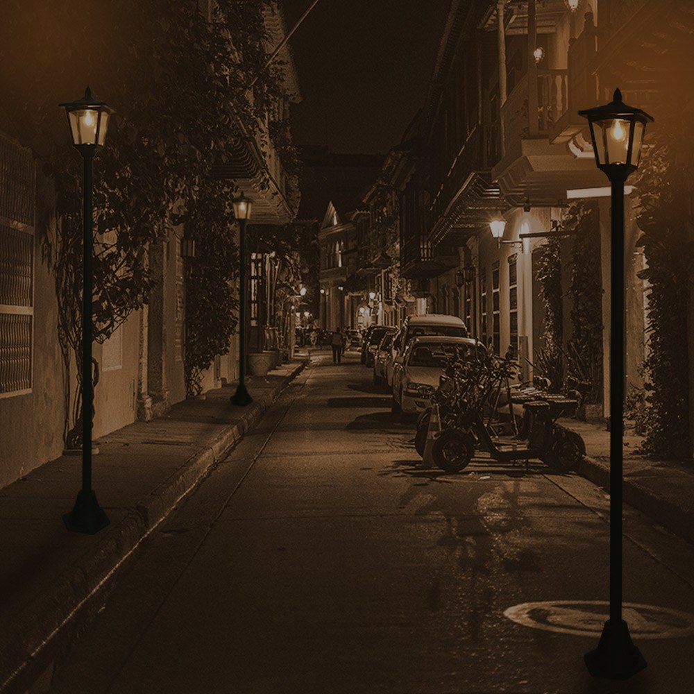 21세기트랜드 태양광 앤틱 무드 사각 가로등 72,900원