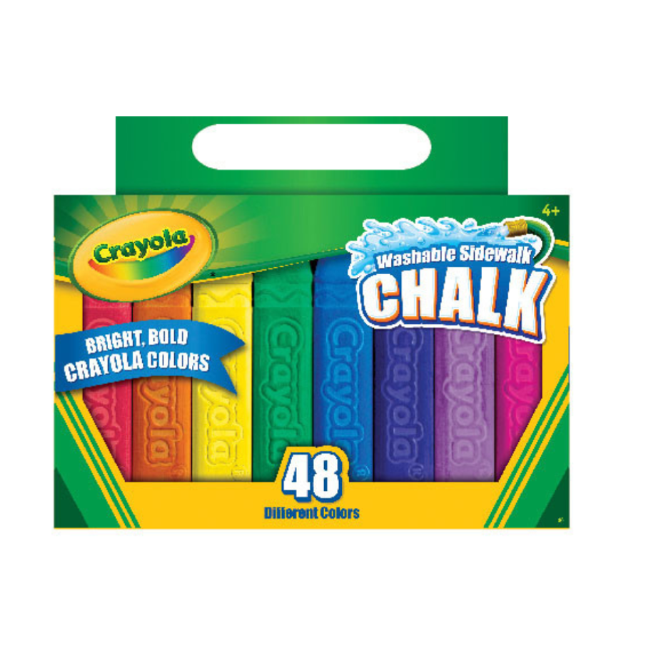크레욜라 워셔블 수성 분필 야외용 48색, 48색 12,900원