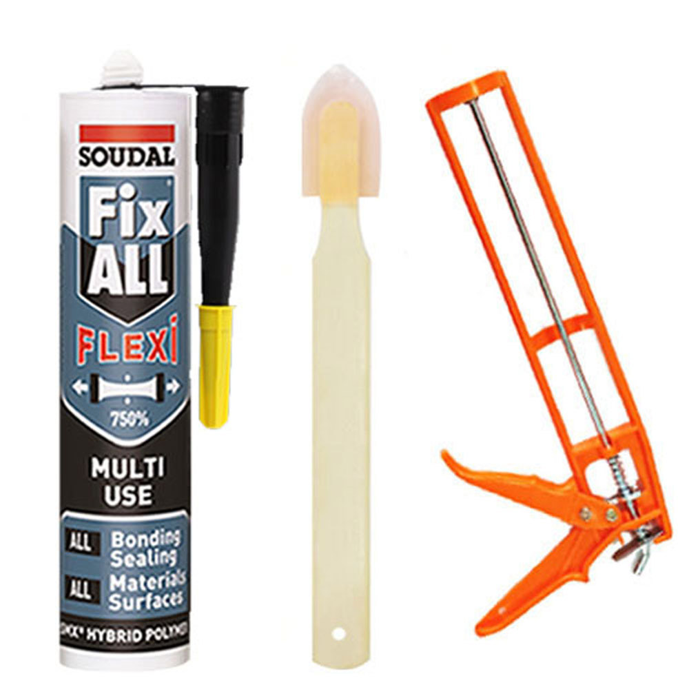 수달 픽스올 플렉시 750% 고탄성 방수 틈새 메꿈 냄새없는 강력접착 실리콘 검정색 290ml 17,500원