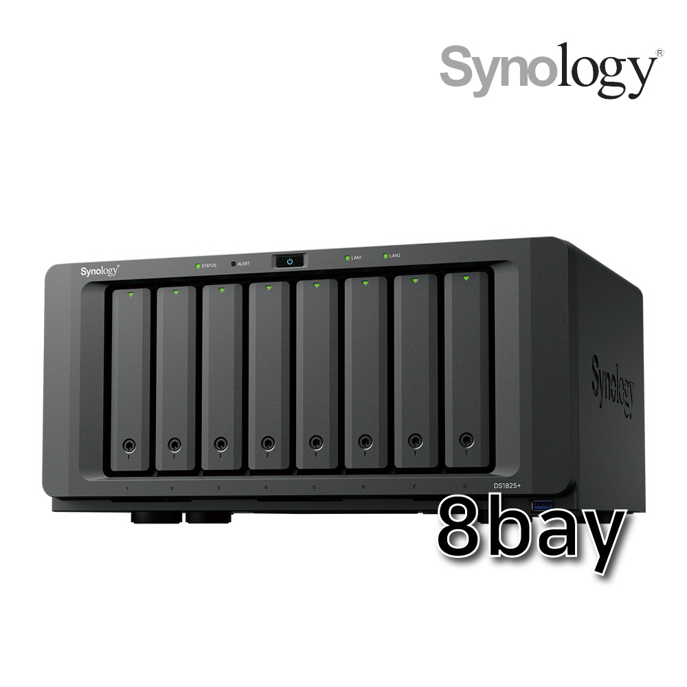 공식판매점 시놀로지 Synology DS1825+ NAS 스토리지 8베이 [3년보증] 1,939,000원