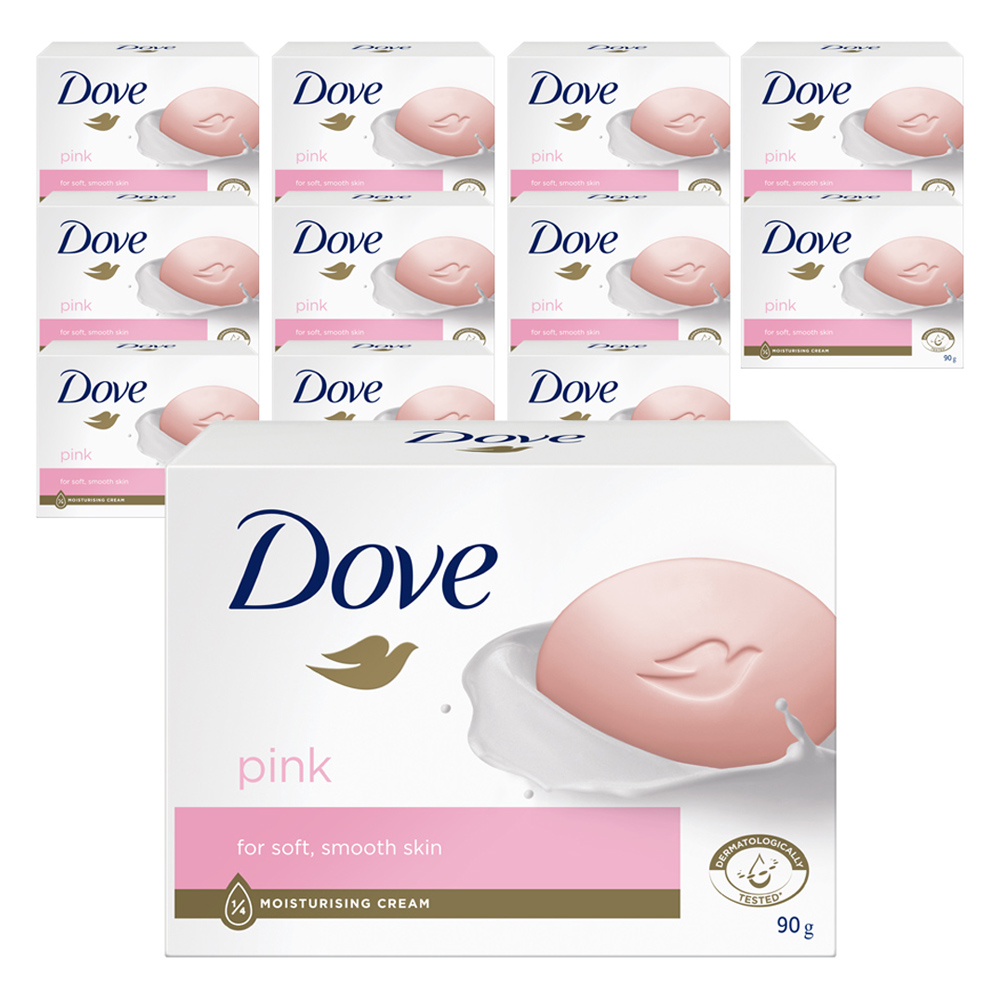 도브 뷰티바 비누 핑크, 90g, 12개입 12,300원