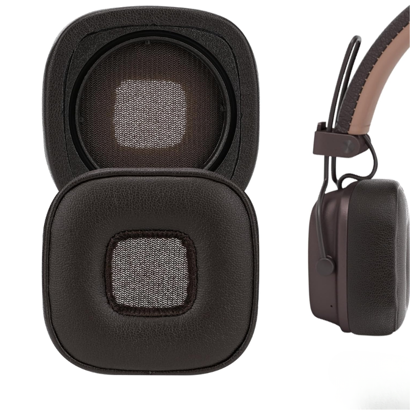 Marshall Major I/II/III/IV/V 무선/유선 헤드폰용 쿨링 젤 교체 이어 패드, Marshall Major 1/2/3/4/5 헤드폰용 교체 커버, 갈색, 1개, 헤드폰 액세서리 10,000원