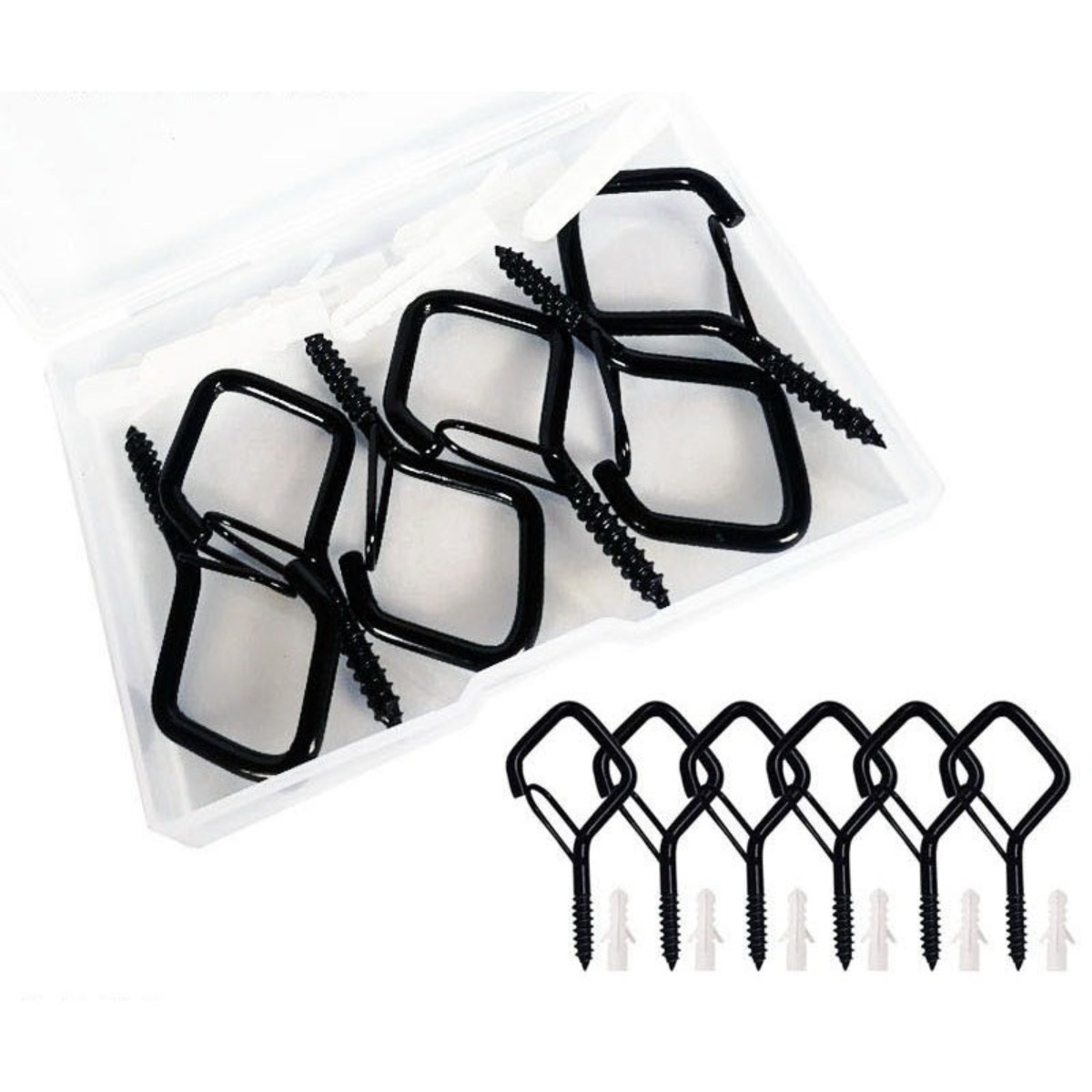 SKMK 나사고리 후크 RJFDL 잠금형 20P, 20개, 블랙 15,900원