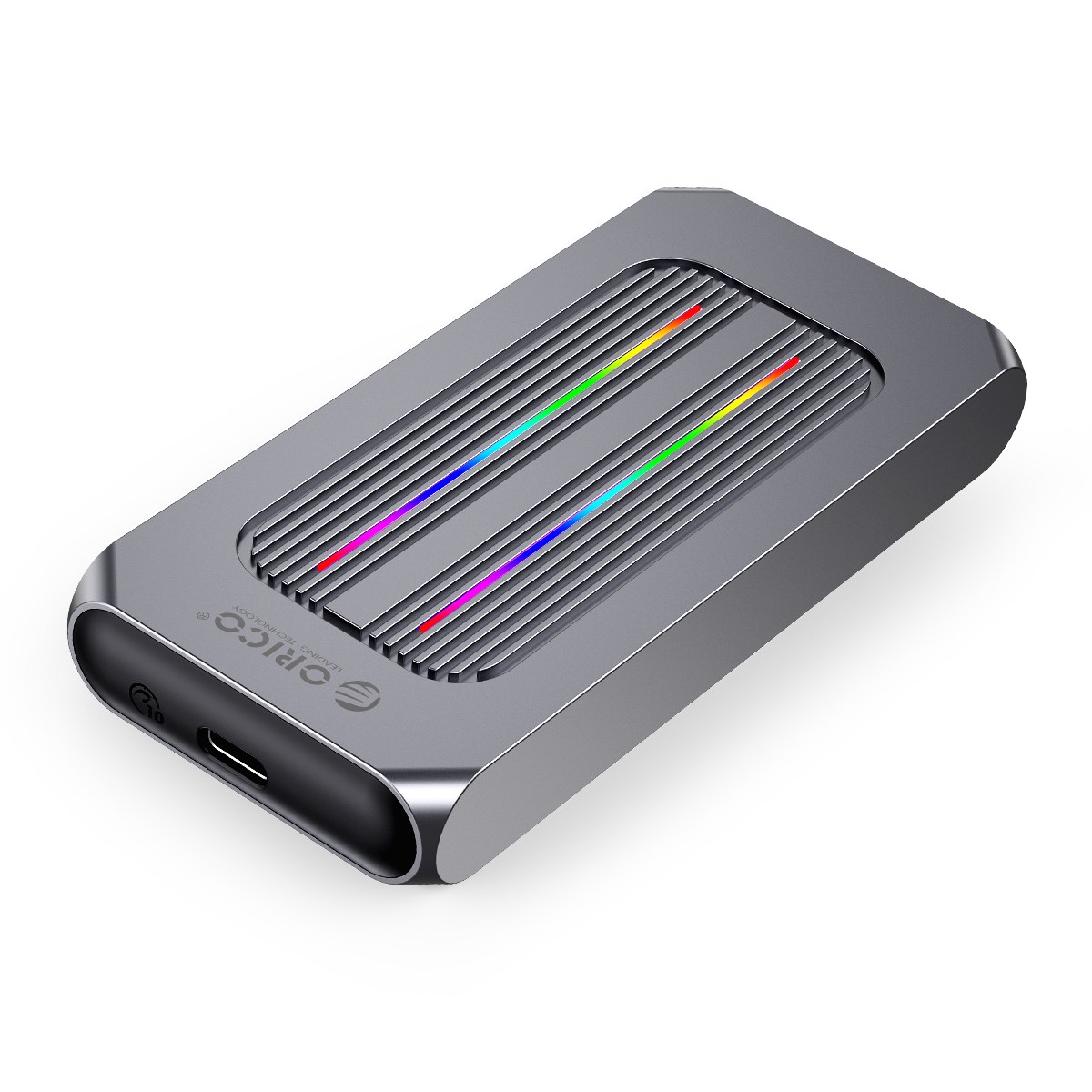 오리코 RGB LED Gamer 10Gbps M2 NVMe SSD 케이스 M2R1-G2, 1개, 그레이 33,800원