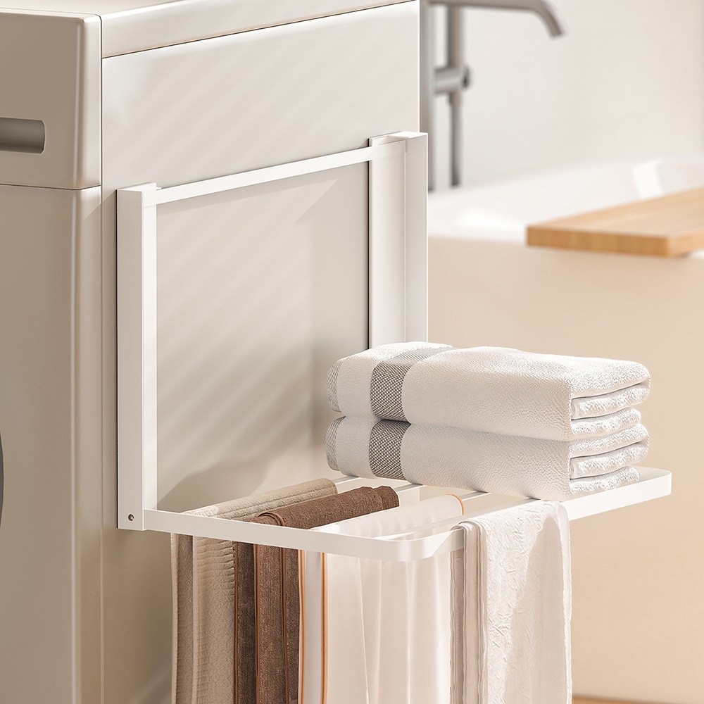 세탁기 자석 선반 틈새 냉장고 마그네틱 선반 접이식 사이드 공중부양, 자석선반화이트1p, 1개 15,800원