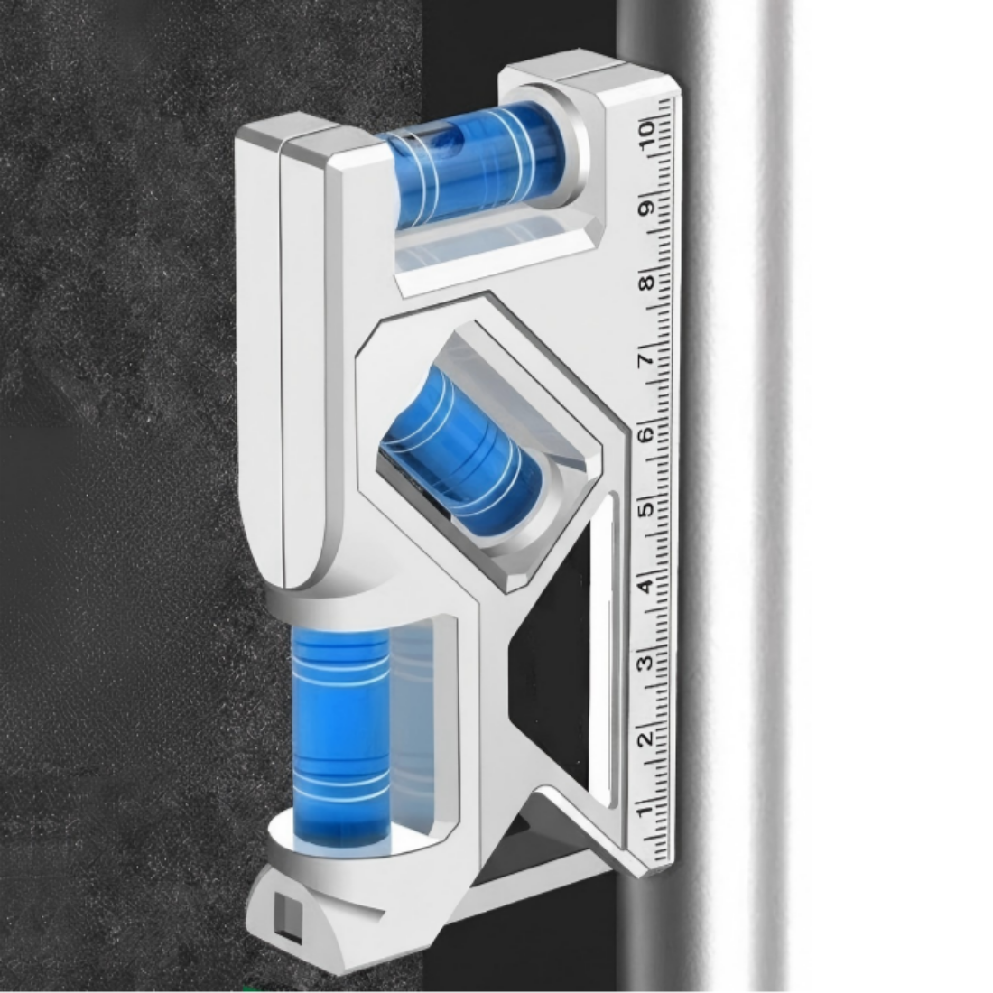 3중 버블 각도 측정기 미니 자석 수평계 수평자 12,100원