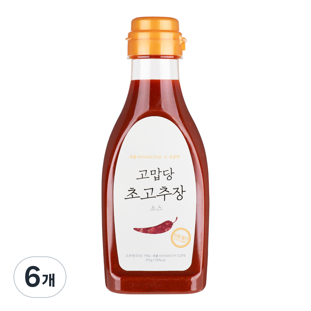 고맙당 저당 초고추장, 270g, 6개 64,800원