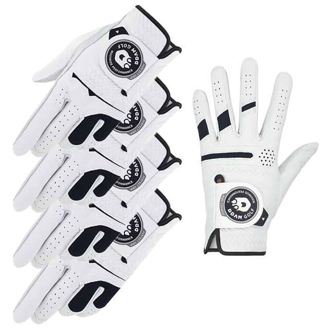 땀골프 남성용 가죽 4p + 프리미엄 세트 골프장갑 왼손용, 혼합색상, 5개 27,200원