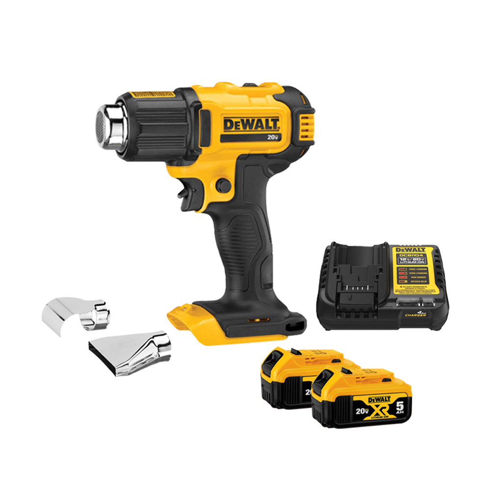 디월트 DCE530P2 충전 20V 열풍기 5.0Ah 배터리 2개 세트 386,510원