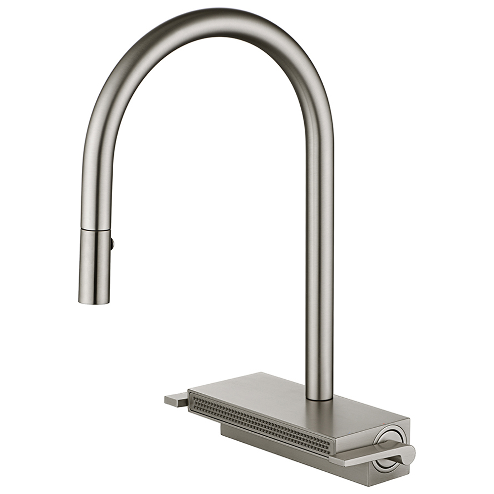 폭포수 주방수전 교체 라우체 피오 TM0030N 무광니켈 거위목, 1개 530,000원