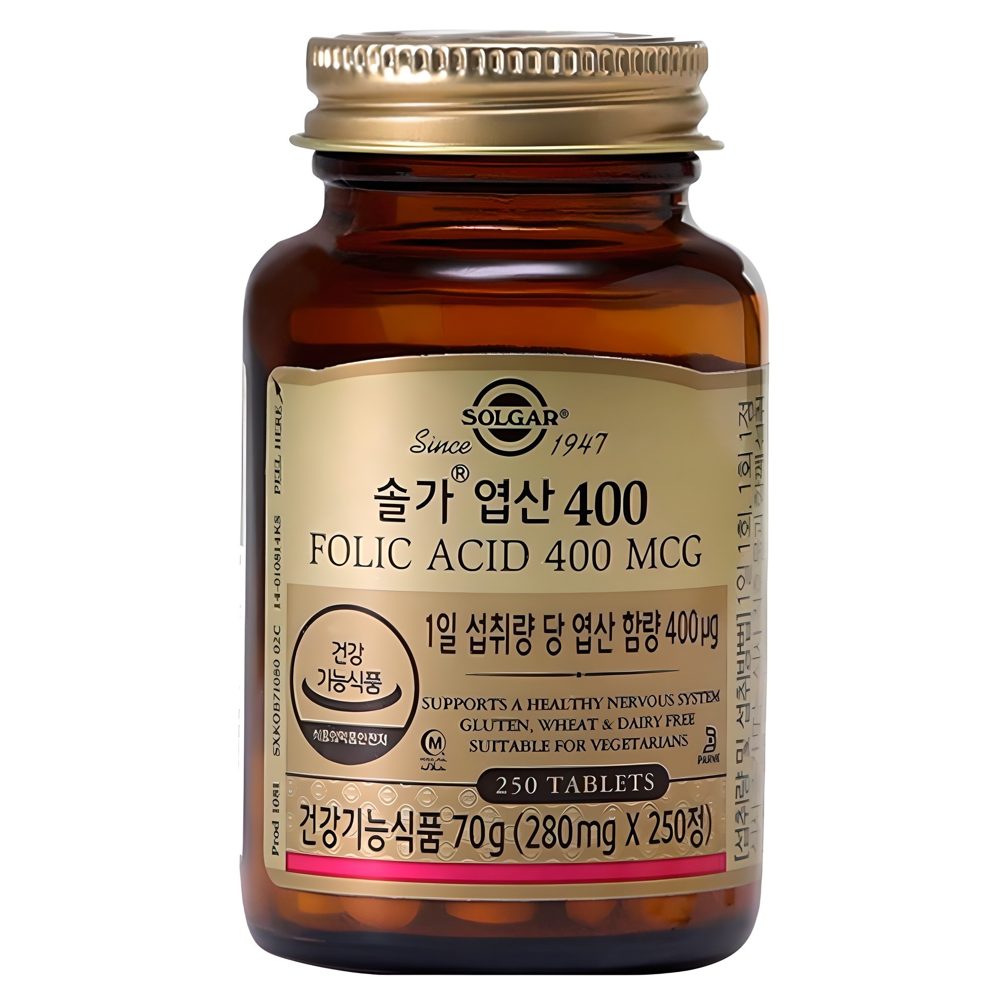 솔가 엽산 400, 250정, 1개 18,570원