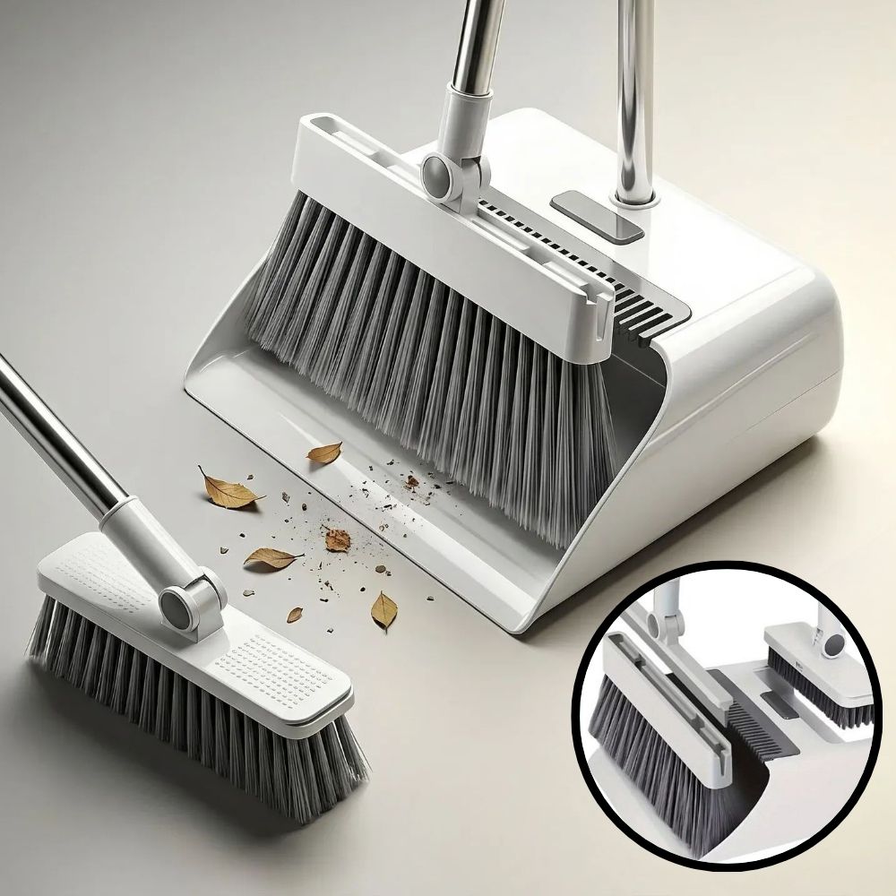 ERTY 빗자루 쓰레받기 세트 4종 구성, 화이트, 1개 20,030원