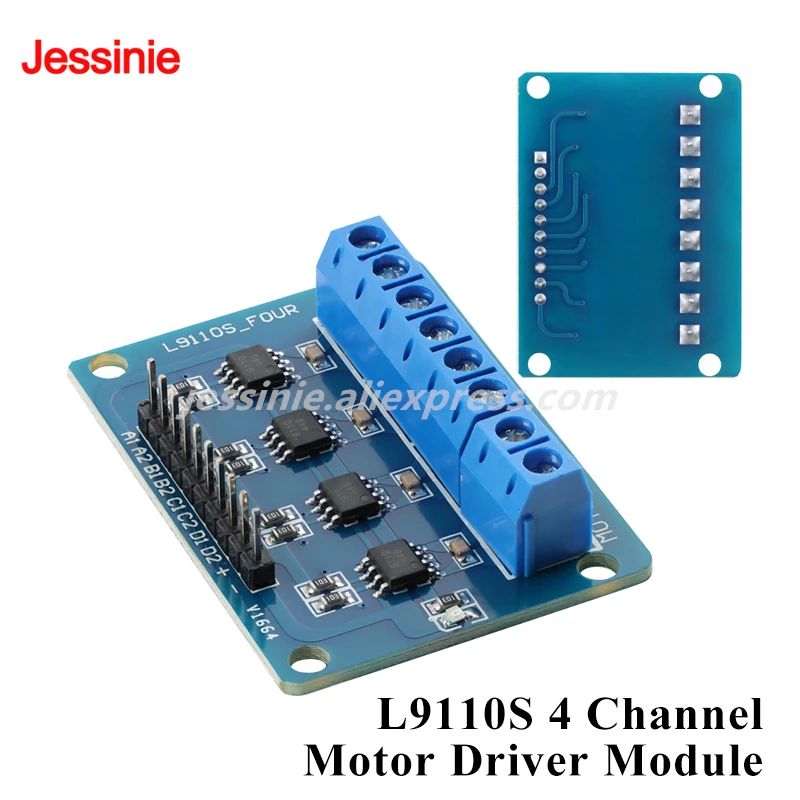 5pcs/1pc L9110S 2 4 채널 방식 DC 스테퍼 모터 드라이버 보드 PWM 속도 조절 H 브리지 HG7881 모듈 아두이 12,100원