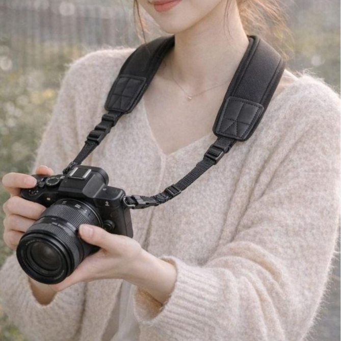 이온브 안전고정 카메라 스트랩, 1개, 블랙 10,100원