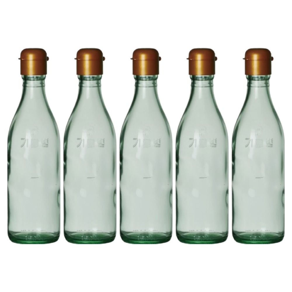 서울패키지 청색 골드캡 기름 유리병, 300ml, 5개 7,500원