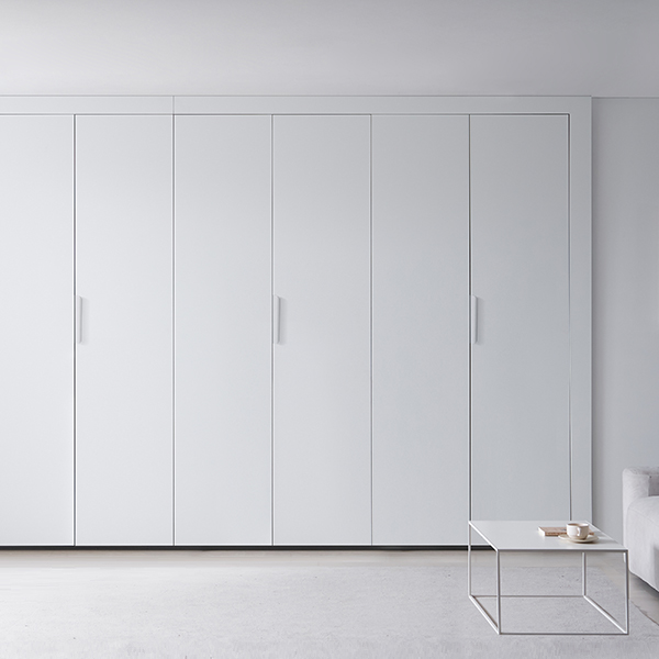 솔리에 레체 여닫이 무몰딩 붙박이장 210~360cm (7자~12자) E0등급 전국실측, 2. 레체 여닫이(빌스브로 손잡이) 630,000원