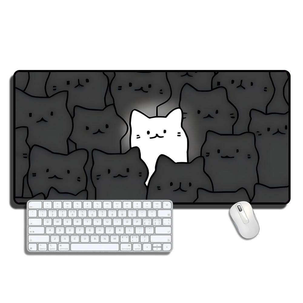 마우스 롱패드 책상패드 900X400X3MM, 1개, 블랙캣 2 19,800원