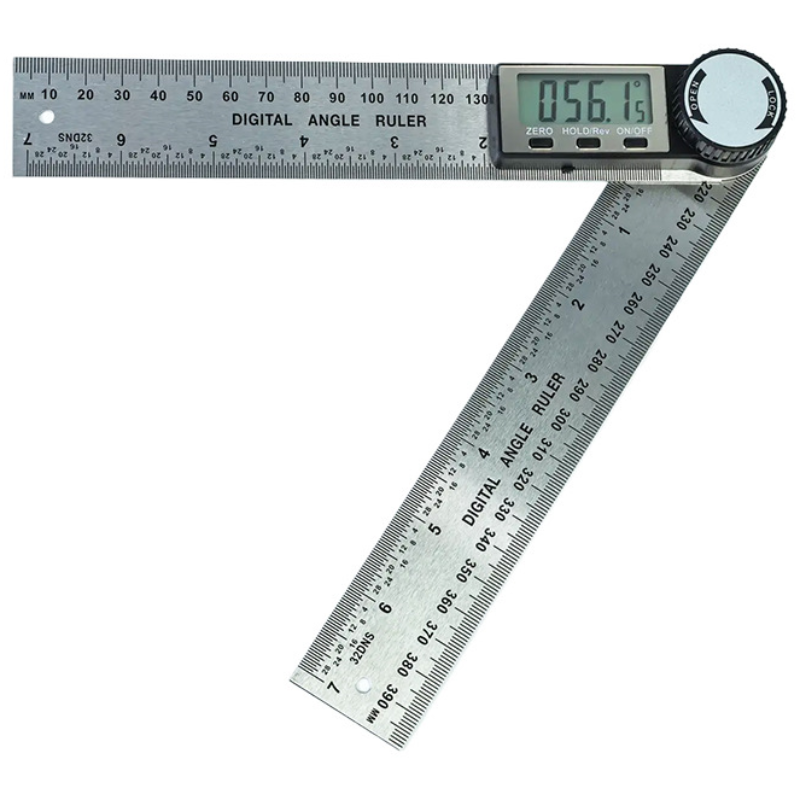 디와이툴즈 디지털 각도자 20cm 360도 전자 각도기 스테인리스 자, 1개 20,100원