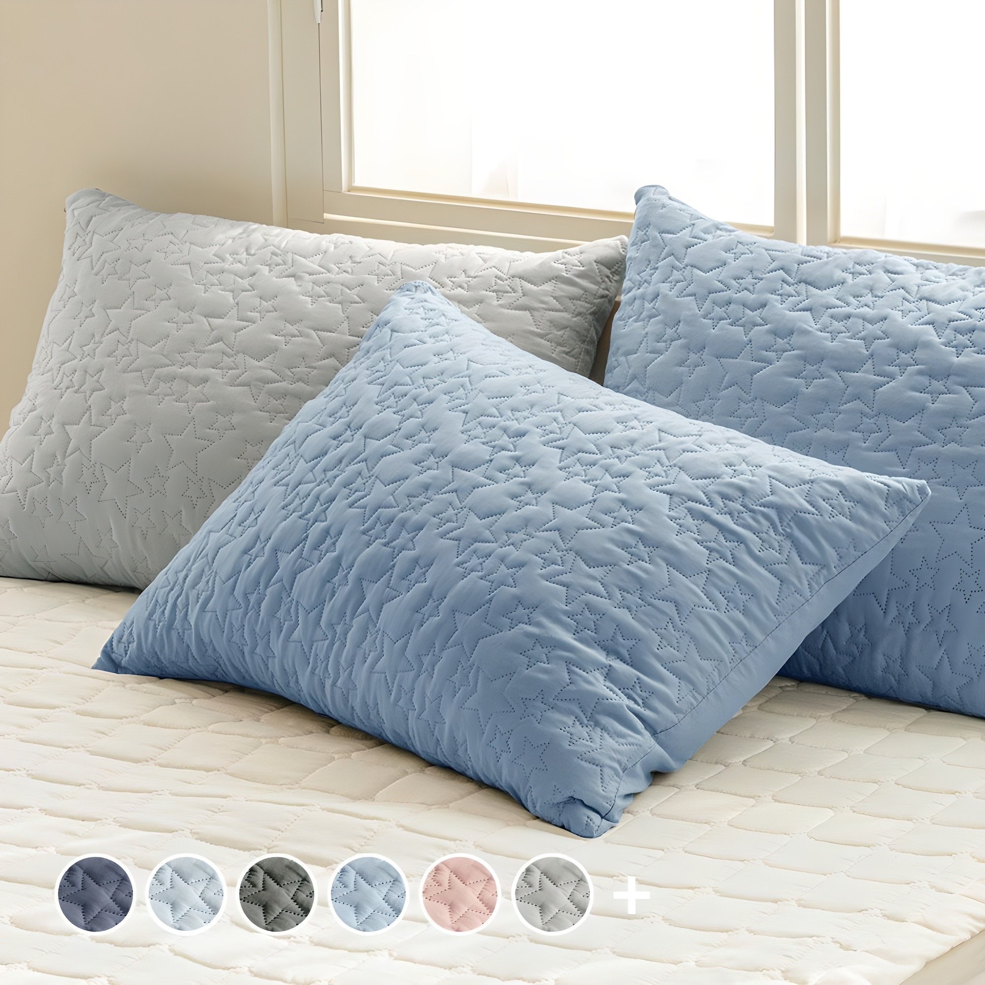 더자리 항균 마이크로 누빔 베개커버 8,400원