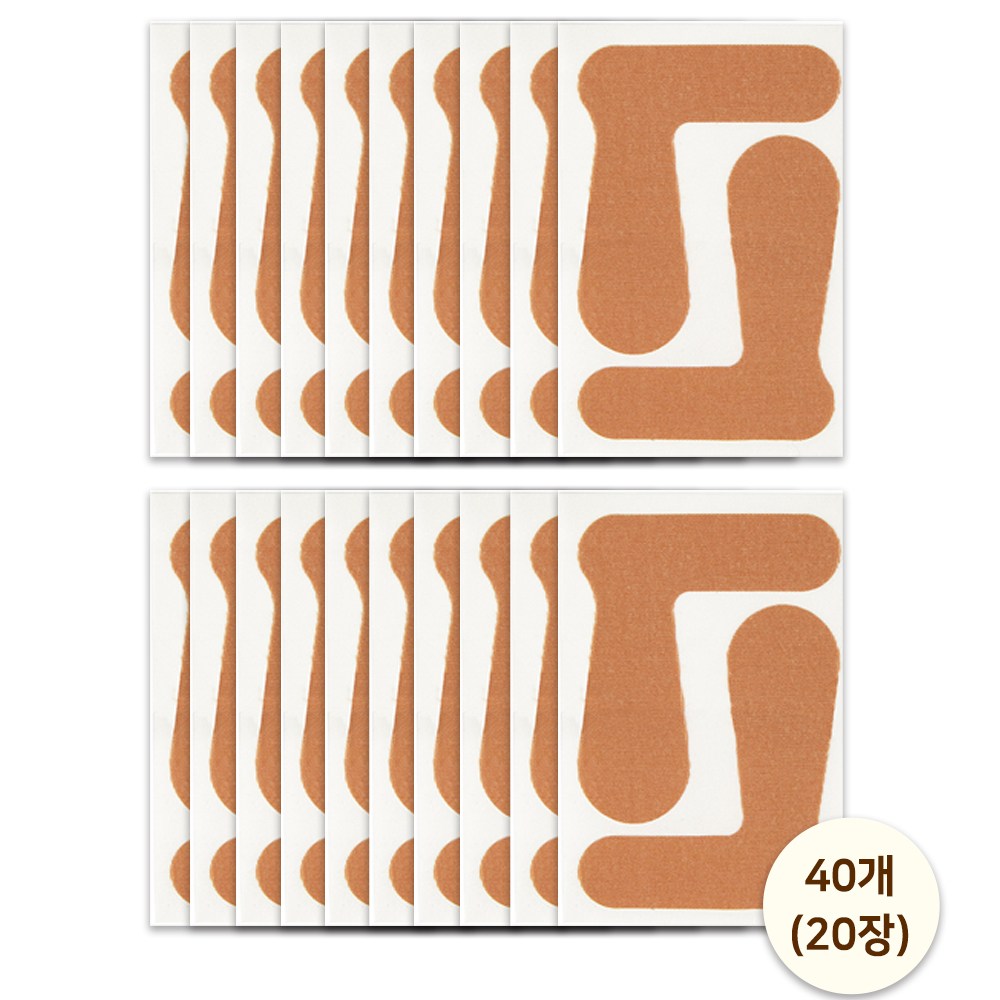 노스바이크 엄지 손 발가락 보호테이프 보호패드, 40개 10,000원