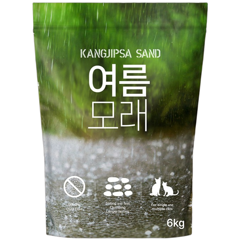 [본사직영/당일출고] 강집사 샌드 여름모래 벤토나이트 고양이모래 18kg, 6kg, 3개, 여름 모래 39,500원