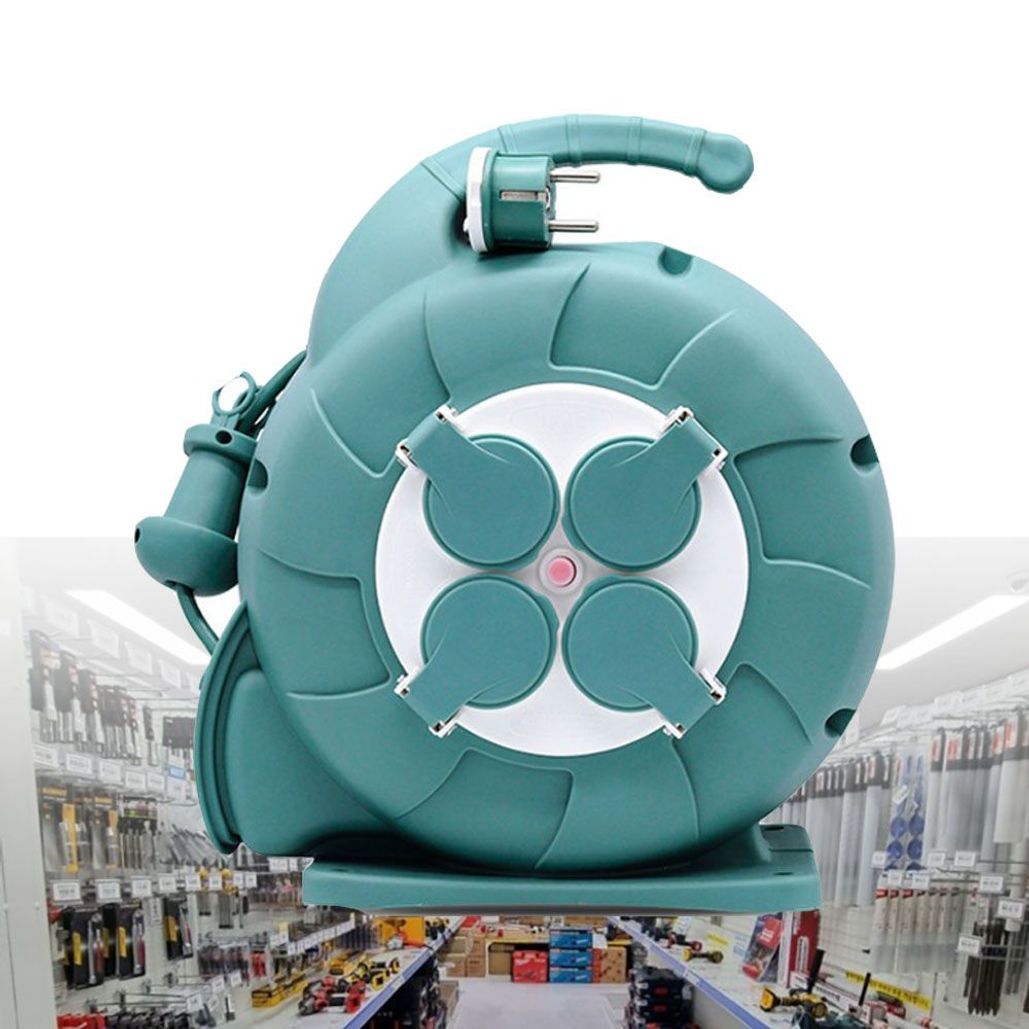 명품 멀티탭 캠핑릴선 산업 오토 코드릴 캡형4구 민트 150,270원