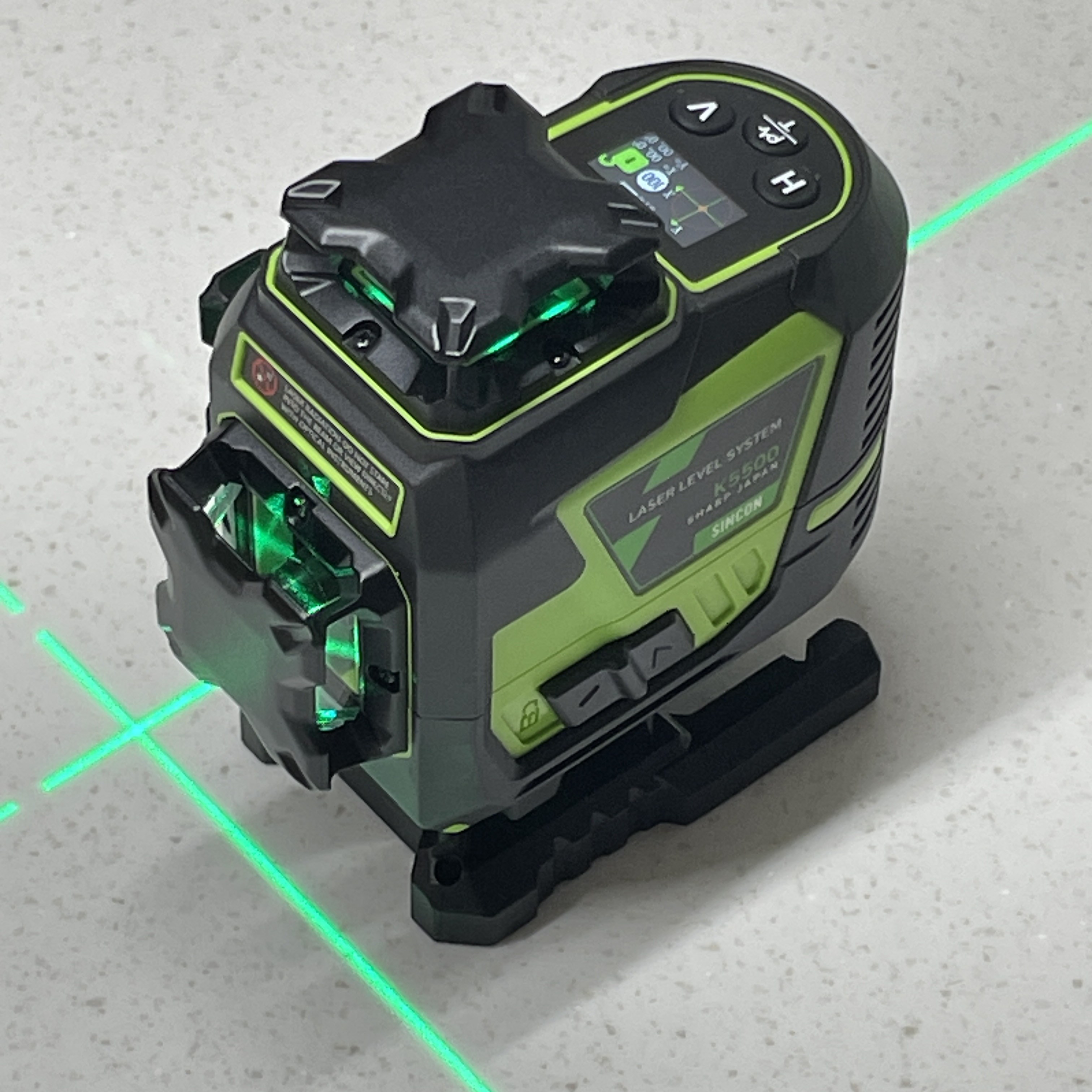 신콘 레이저레벨기 그린빔 10배 밝기 4D LCD K5500 (P5000II 동일) 196,900원
