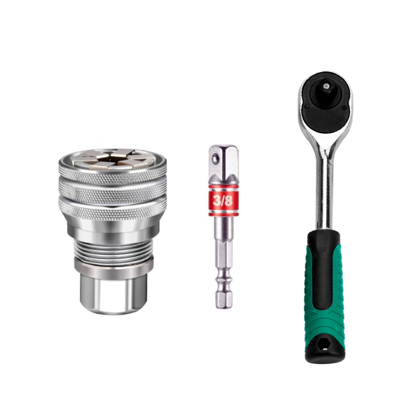 라인테크 크기조절 복스알 소켓아답터 라쳇핸들 3종세트 만능복스렌치 스패너 21,000원