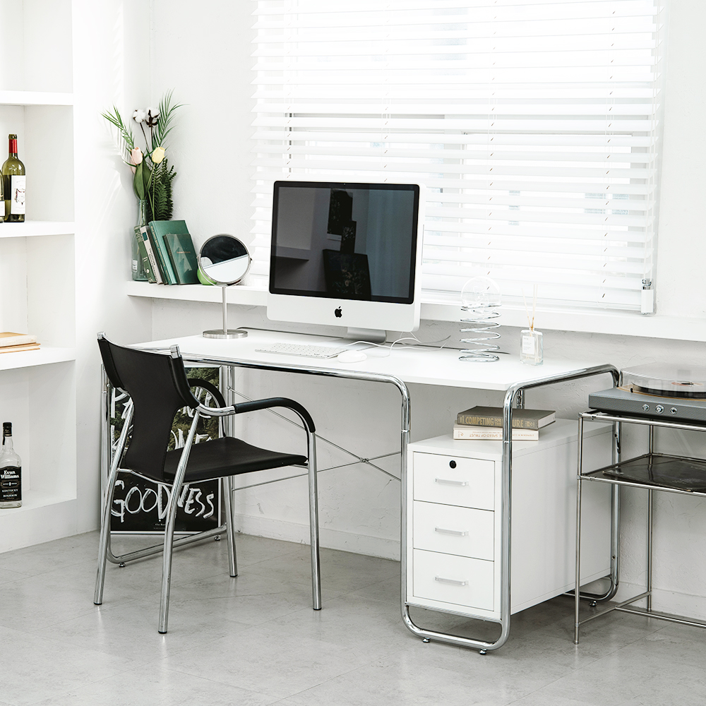 홈페리 루미니 미드센츄리 모던 데스크 서랍형 책상 방문설치 215,000원