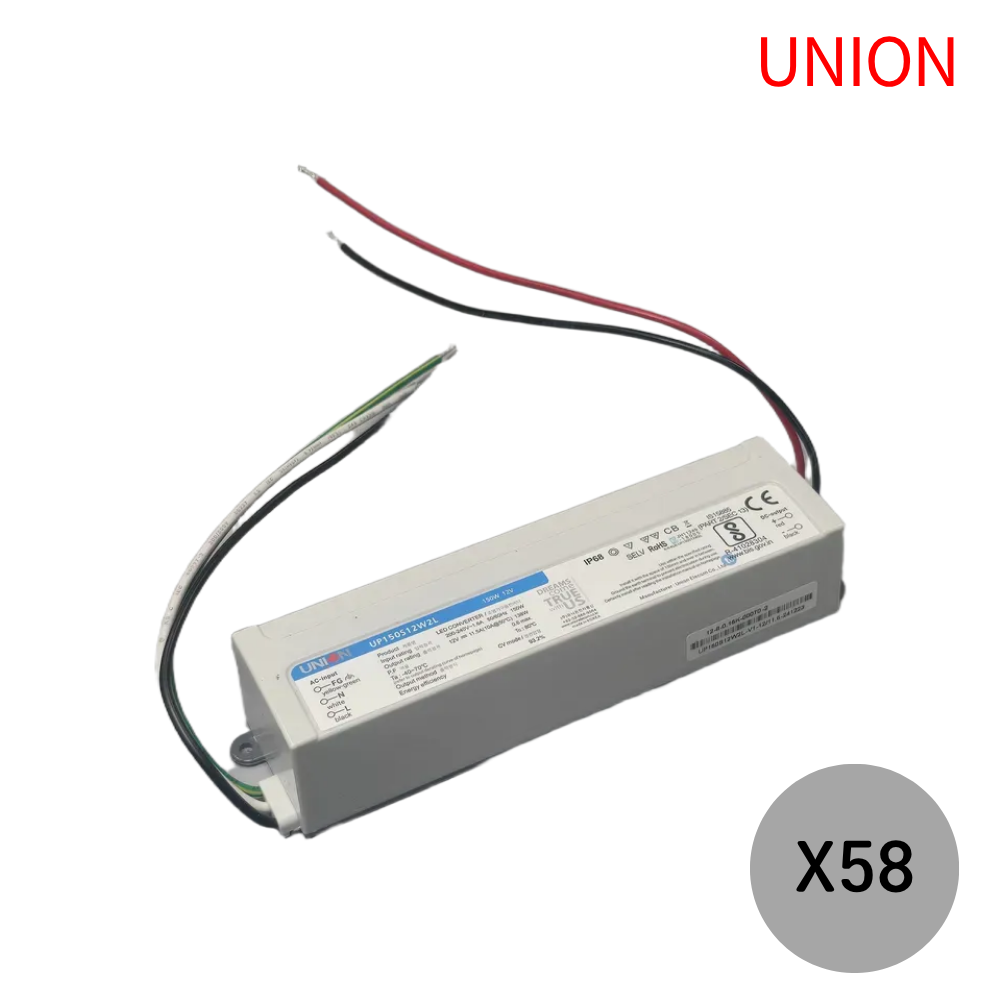 유니온 방수 SMPS 12V 150W LED안정기 컨버터 전원공급기 아답터, 58개 1,776,250원
