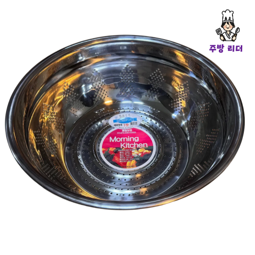 스텐 세미 타공 다라이 단체급식 물빠짐 작은구멍타공 젖가락세척 쌀세척 국산27종, 1개, 유광 49,200원