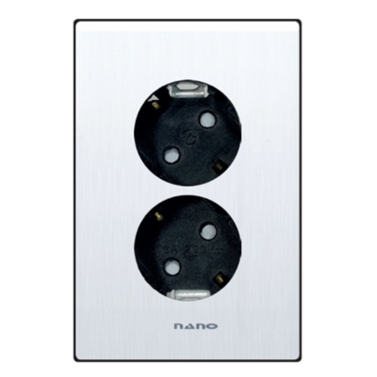나노전기 아트2 블랙 2구 콘센트 벽콘센트, 5개 18,250원