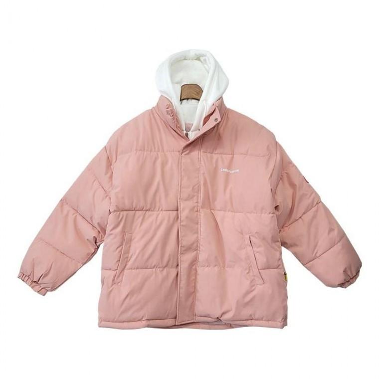 여자후드레이어드하프패딩 후드레이어드패딩(핑크) 73,250원