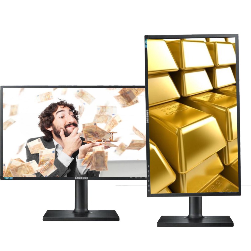 삼성 S22C450 피벗 22인치 모니터 LED 높낮이 벽걸이 사무용 업무용 중고, 55cm, S22E45K  HDMI 61,000원