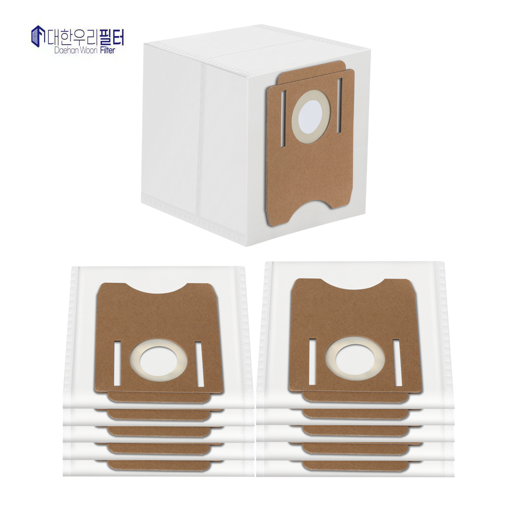 대한우리필터 마이디어 미디어 스마트 로봇청소기 S8+ 호환 더스트백 먼지봉투 소모품, 10개, 수량 13,900원