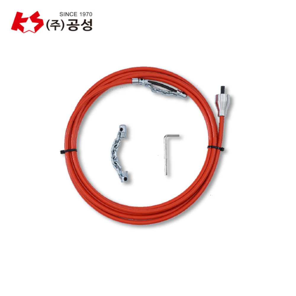공성 플렉스 샤프트 KSU-FS10 10m 배관청소기 배관청소기계 하수구공구 배관뚫는기계 스프링청소기 231,900원