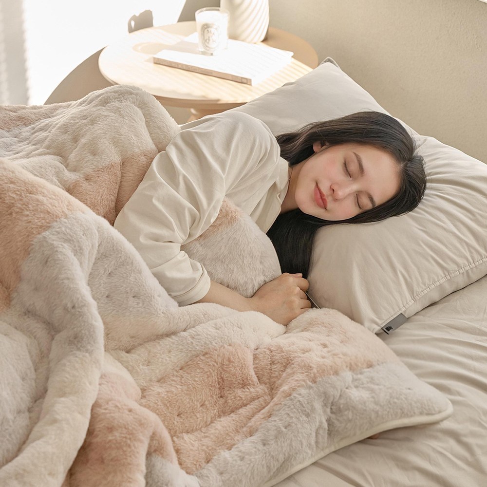 프롬비 프리미엄 대형 전기담요 전기요 허니베이지 FE242N, 허니베이지, 130 x 180cm 128,000원