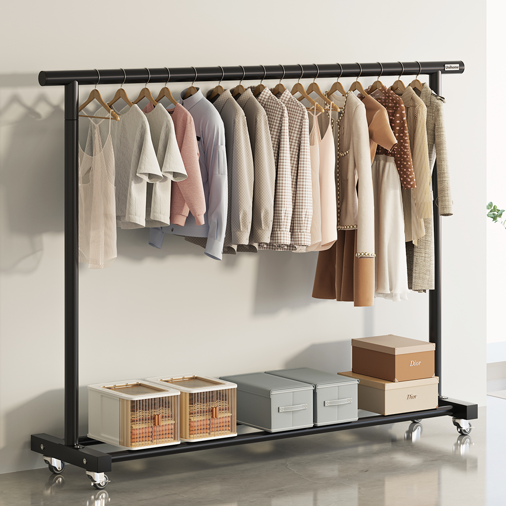 유니홈 28mm 튼튼한 이동식 옷걸이 행거 29,800원