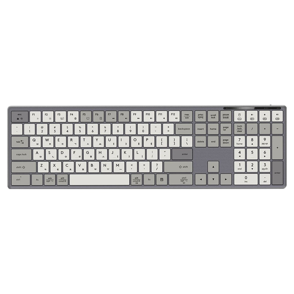 프리플로우 풀메탈 바디 초슬림 펜타그래프 키보드, 그레이, Archon UX FLAT MAX, 제조사축 49,900원