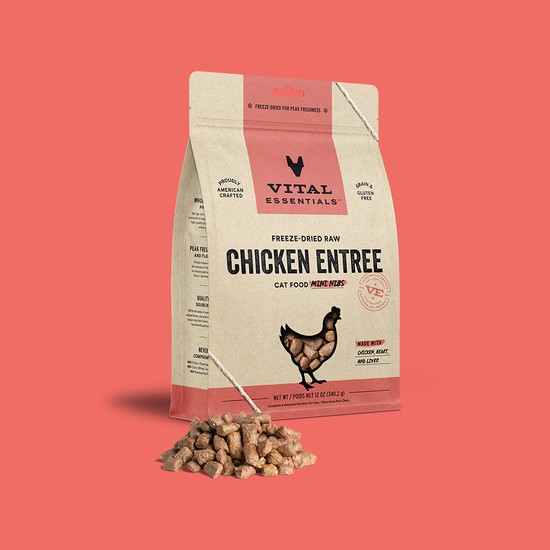 바이탈에센셜 전연령 고양이 땡스스탬프 고단백 치킨 미니패티 습식 동결건조사료 63,000원