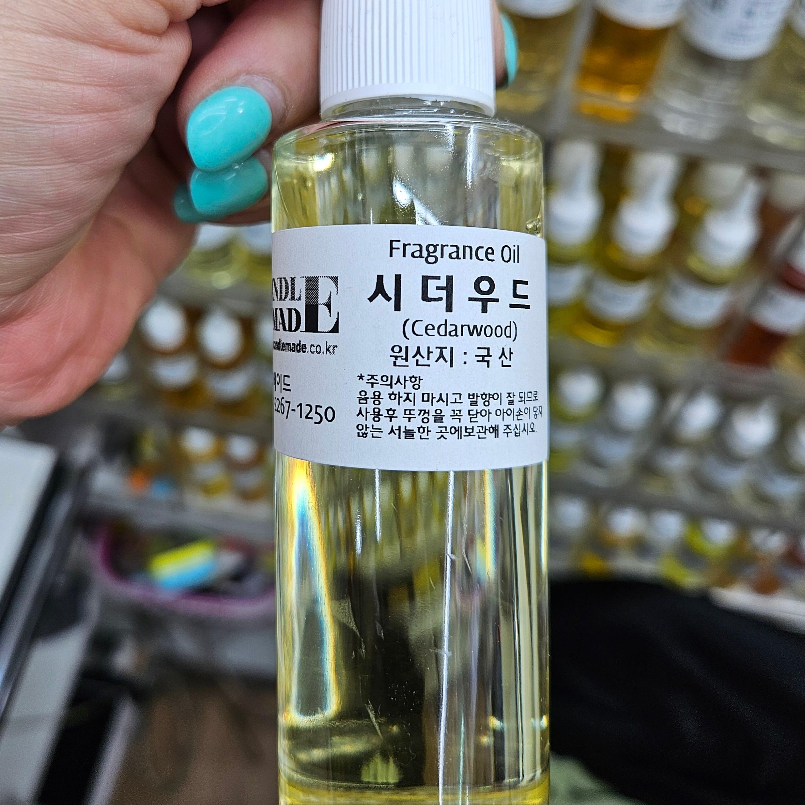 [캔들메이드]국산 프레그런스 오일 100ml, 시더우드, 1개, 100ml 13,000원