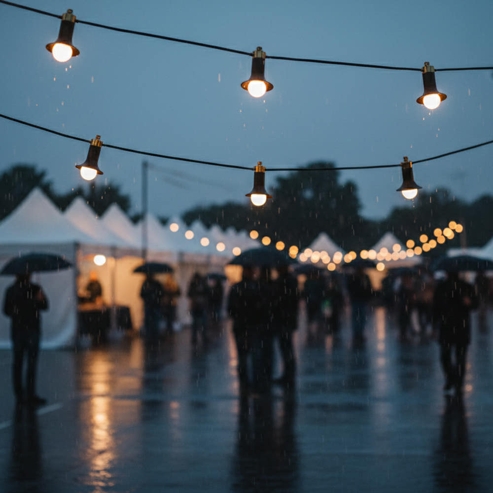 [헬로닷] 낮에도 예쁜 LED 야외 줄조명 카페 테라스 파티라이트 스트링라이트 10구, 1개, 비앙코화이트 120,000원