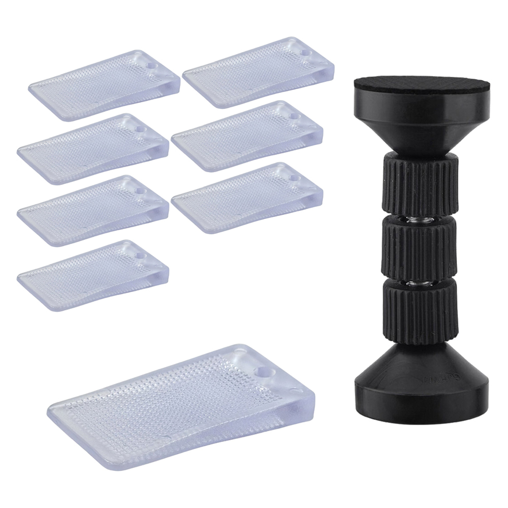 모나코올리브 수평맞추기 밀림방지 가구 레벨러 8p + 4단조절 가구 고정 스토퍼 세트 10,100원