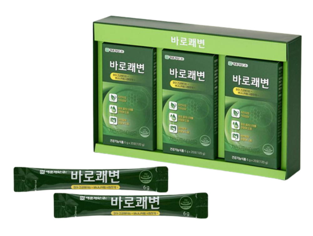 명문제약 굵고 시원하게 매일보는 바로쾌변 30포 황금변 / 배변활동원활 / 변비해소 / 장 건강 / 배변 도움 / 빠른 배변 / 위장운동 촉진, 1개, 360g 100,000원